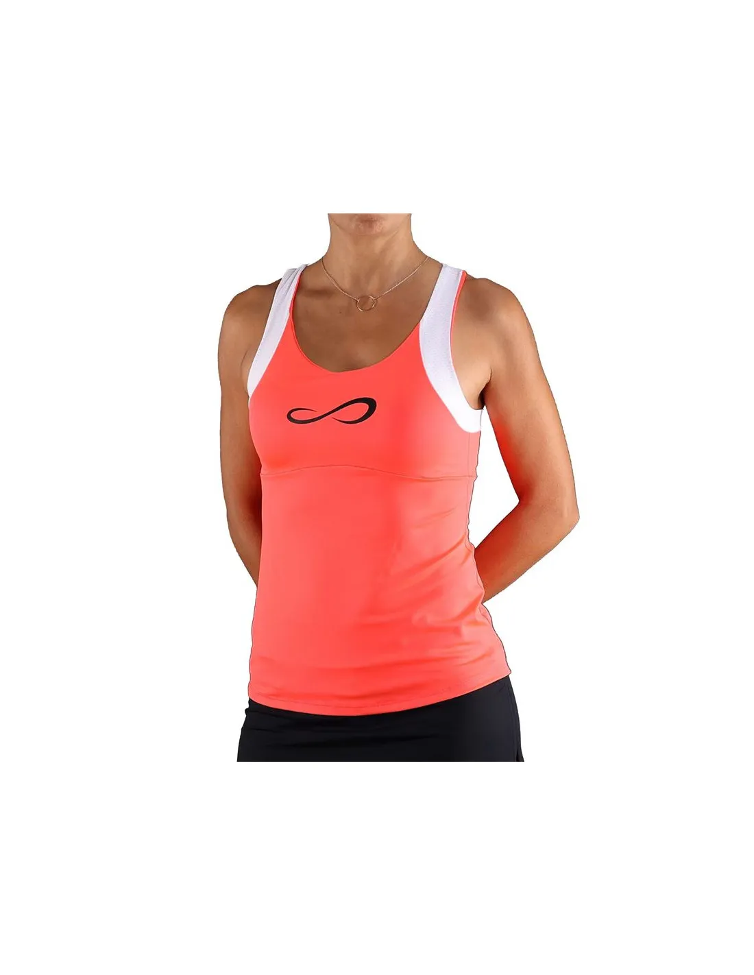 Camiseta de Pádel Endless Race naranja para Mujer