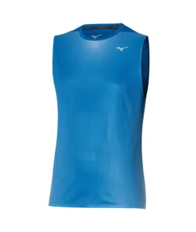 Camiseta de Running Mizuno Aero Hombre Azul