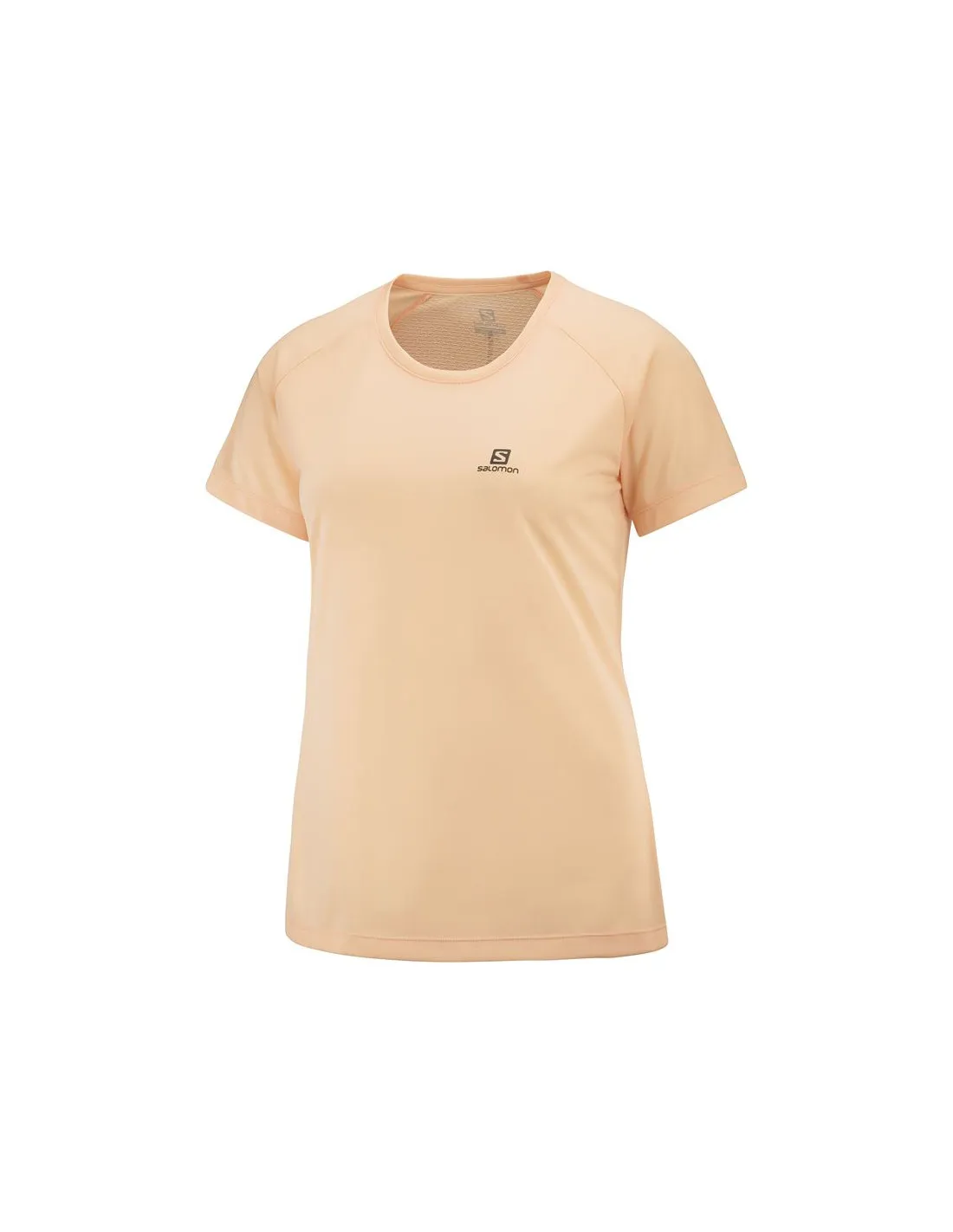 Camiseta de running Salomon Cross Rebel Mujer Salmon