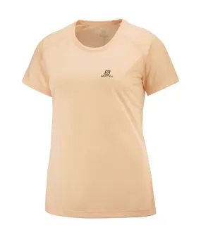 Camiseta de running Salomon Cross Rebel Mujer Salmon