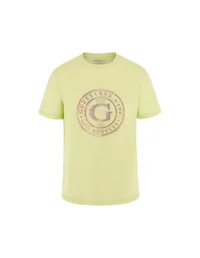 Camiseta Guess Hombre Amarilla | eCOOL