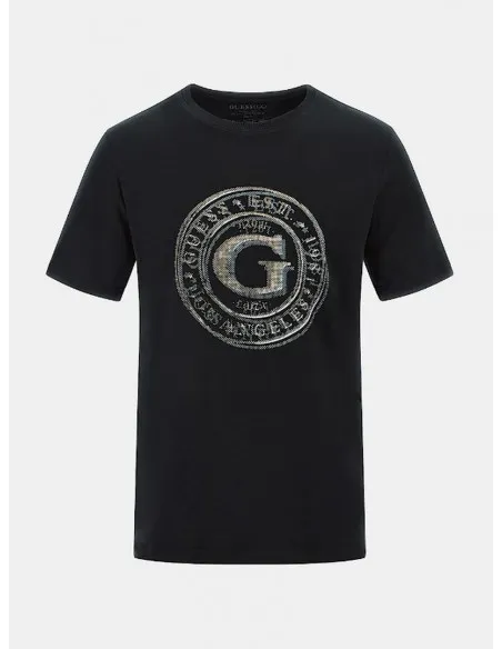 Camiseta Guess Hombre Negra | eCOOL