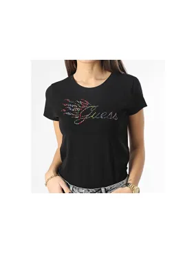 Camiseta Guess Negra Mujer