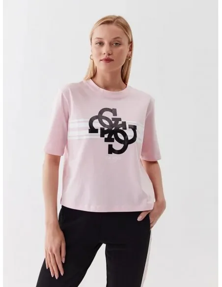 Camiseta Guess Rosa - Ecool