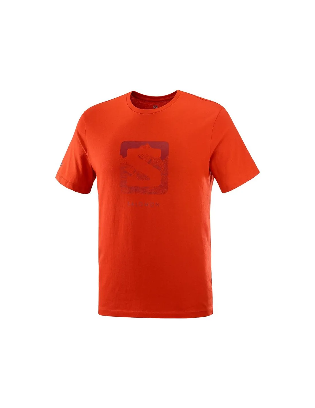 Camiseta Salomon Outlife Logo Tee Hombre OR