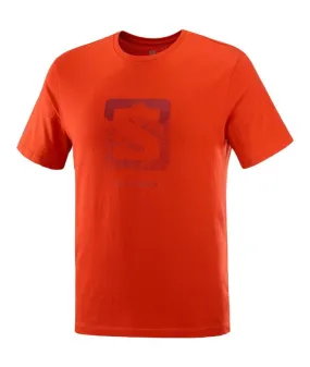 Camiseta Salomon Outlife Logo Tee Hombre OR