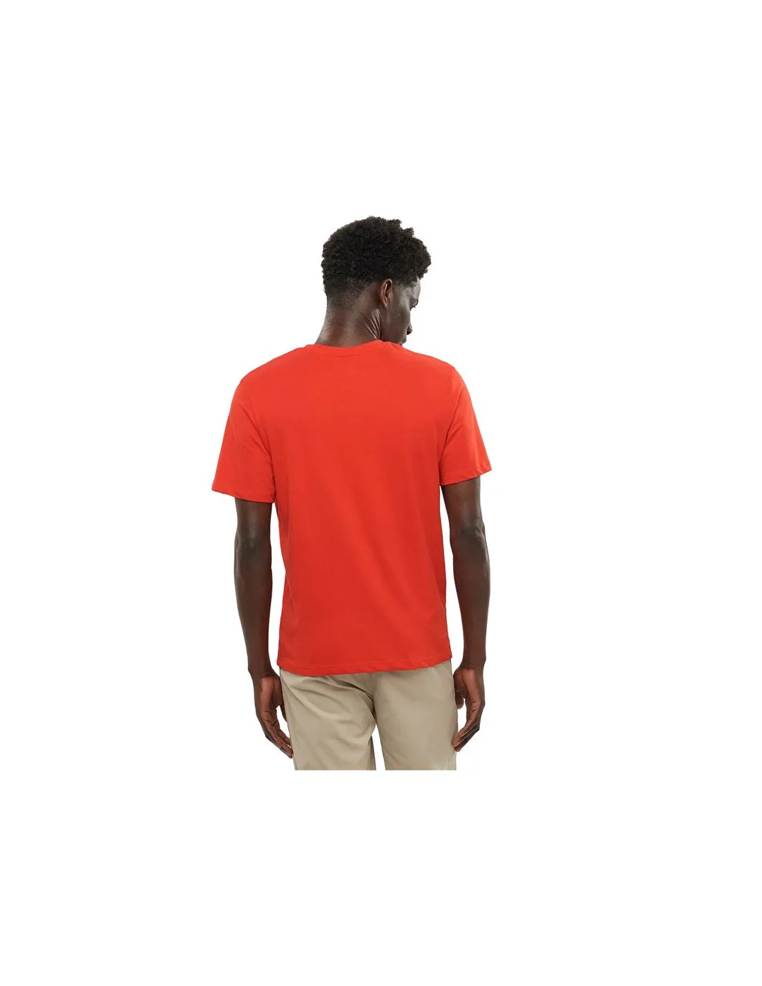 Camiseta Salomon Outlife Logo Tee Hombre OR