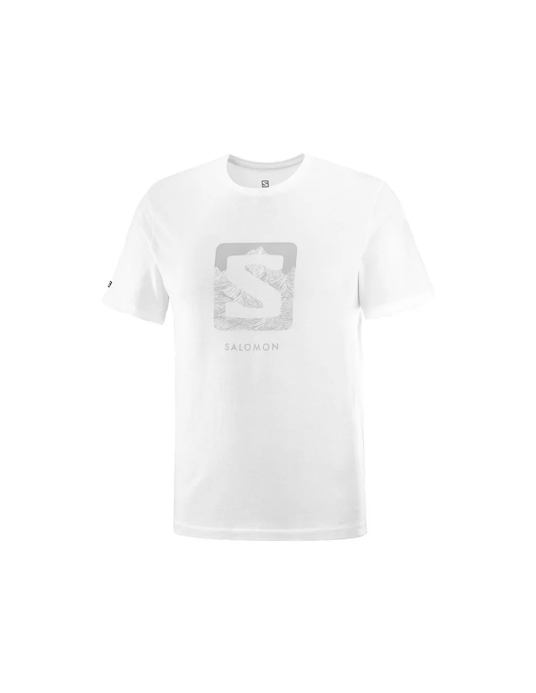 Camiseta Salomon Outlife Logo Tee Hombre WH