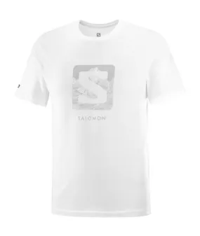 Camiseta Salomon Outlife Logo Tee Hombre WH