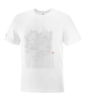 Camiseta Salomon Outlife Mountain Hombre WH