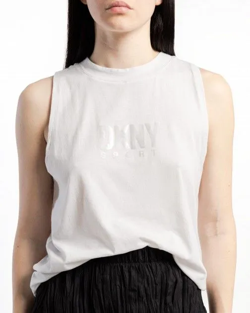 Camiseta sin mangas DKNY Sport DP3T9767 Blanco