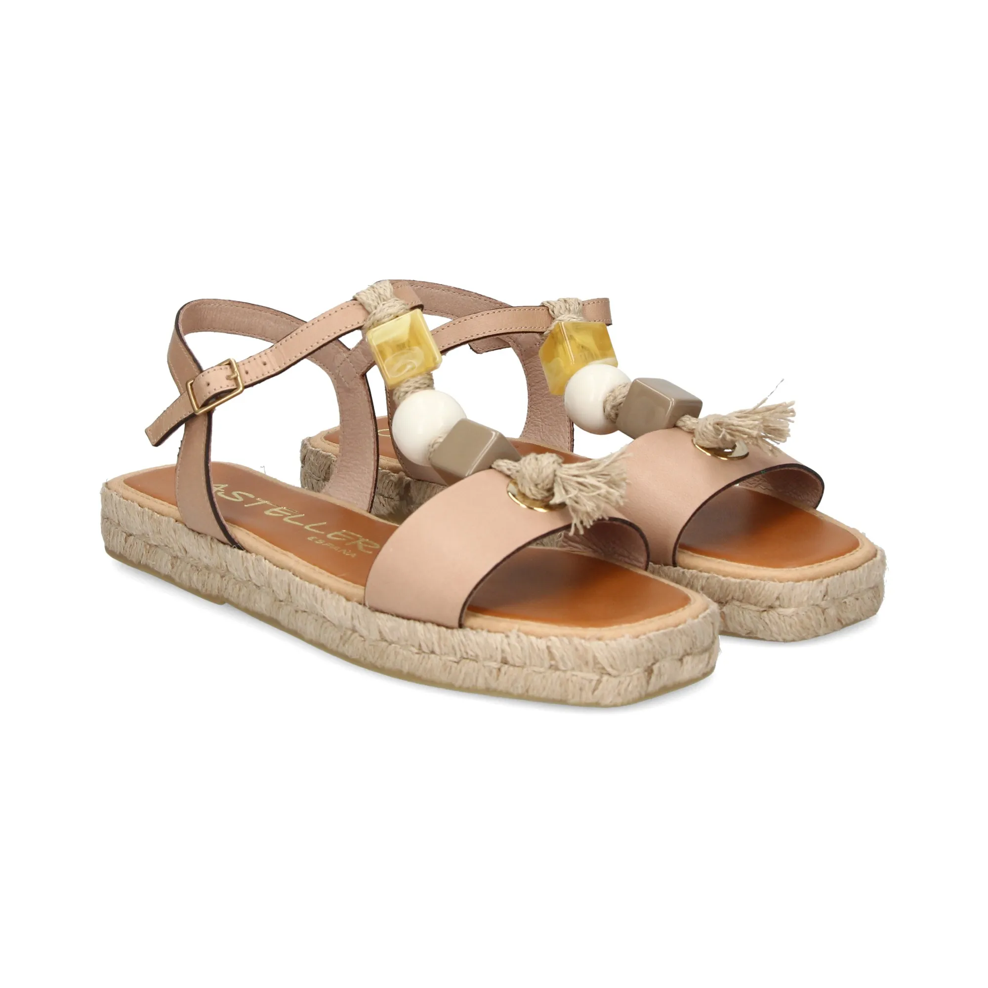 CASTELLER Sandalias planas de Mujer 3241 DUNE