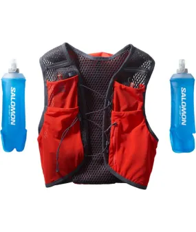 Chaleco de Running Salomon Active Skin 8 Rojo/Gris