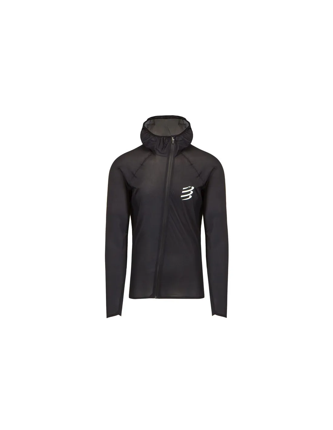 Chaqueta de Running Compressport Hurricane Waterproof 10/10 Black