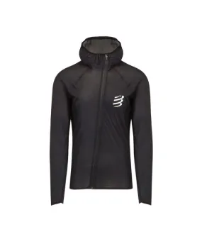 Chaqueta de Running Compressport Hurricane Waterproof 10/10 Black