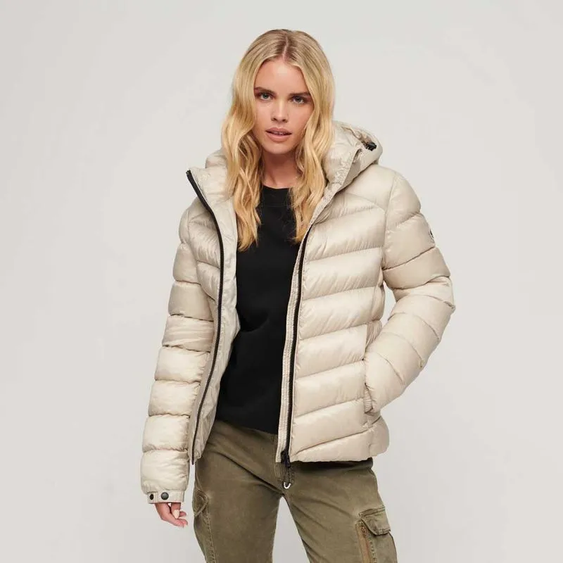 Chaqueta Padded Para Mujer Hooded Fuji Padded Superdry