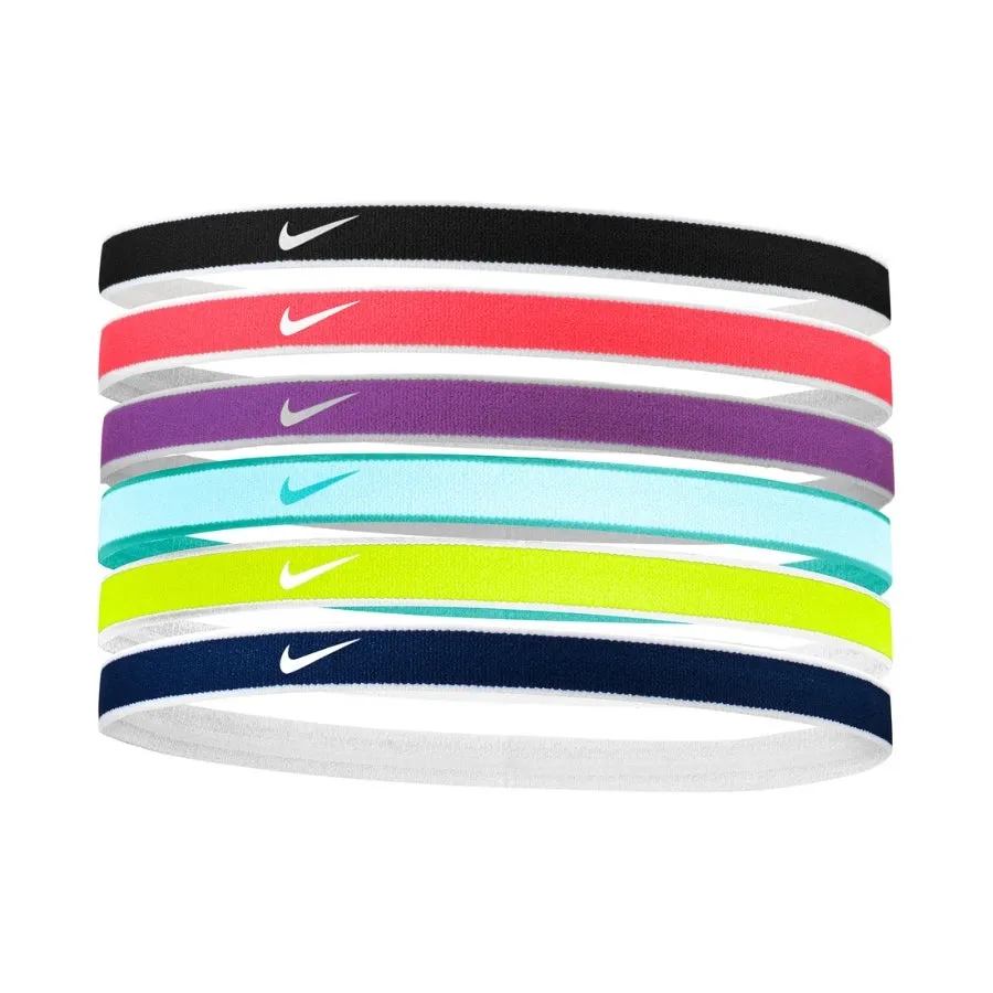  Cintas cabeza Nike Nike Swoosh Sport Headbands 6 Pk Tipped