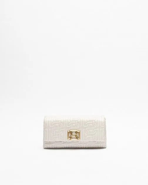 Clutch Dkny Delanie Clutch Blanco