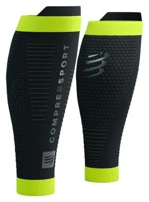 Compressport Manguitos Compressport R2 3.0 Flash Negro/Amarillo fluorescente