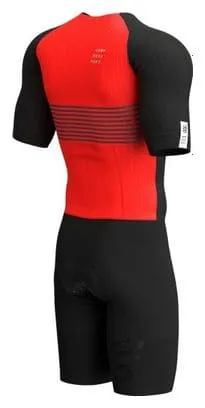 Compressport Tritraje Aero SS negro rojo