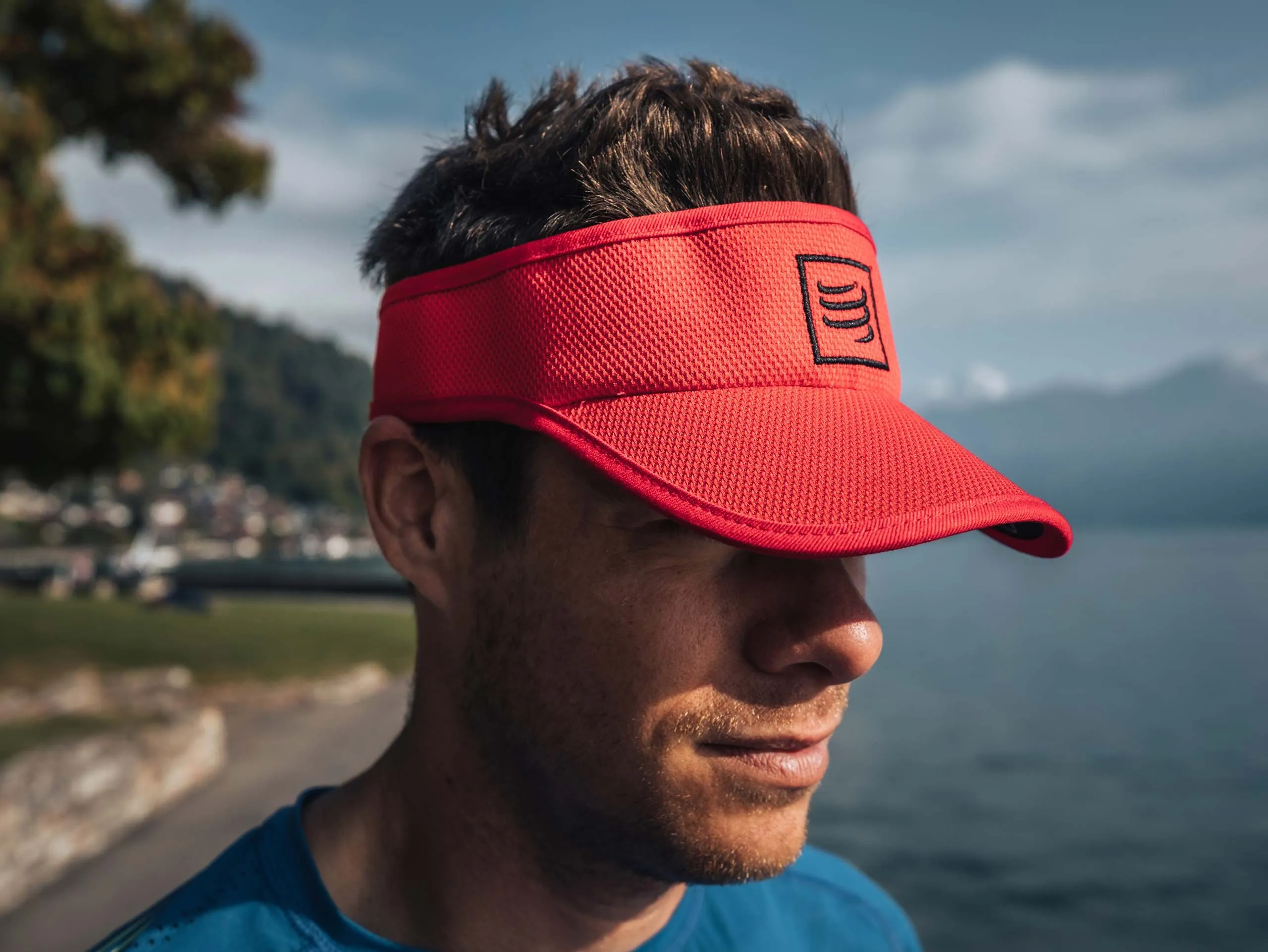 COMPRESSPORT  VISOR RED/BLACK