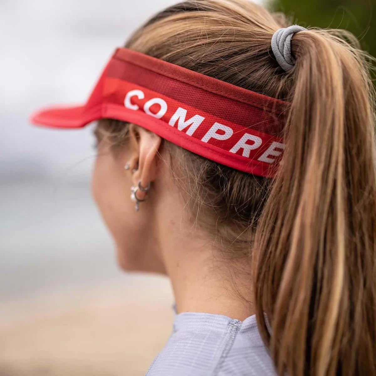 COMPRESSPORT Visor Ultralight Rojo