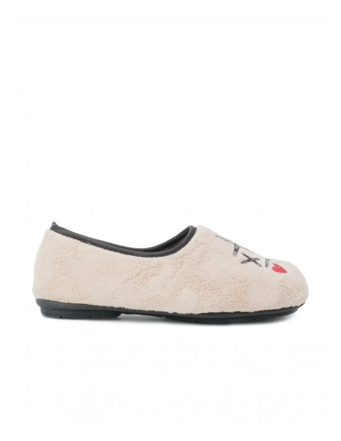 COSTA Zapatillas Casa Cerradas Beige Love Wins