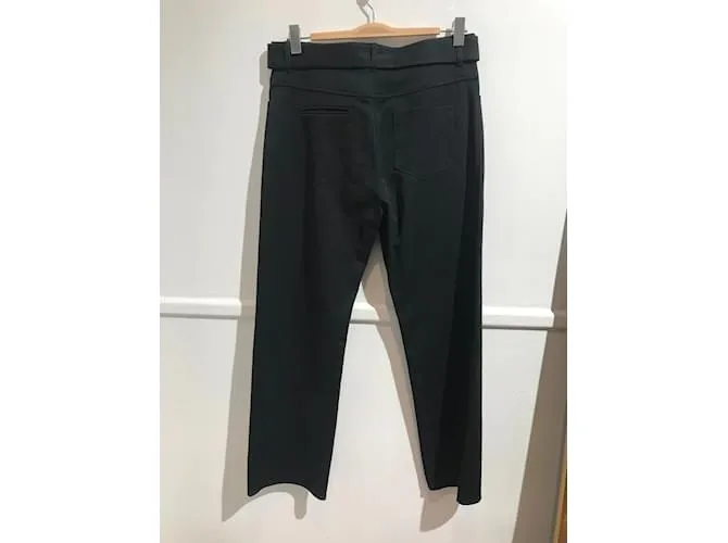 COURREGES Pantalón T.Internacional M Algodón Negro 