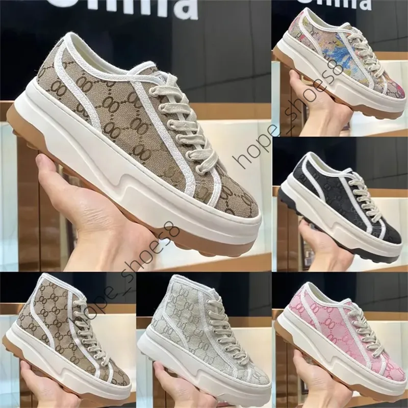 Diseñador Mujeres zapatos casuales Italia Italia bajo 1977 High Expla Expla Alta Sneaker Beige Beige Canvas Shoe Tels Tabets Tam