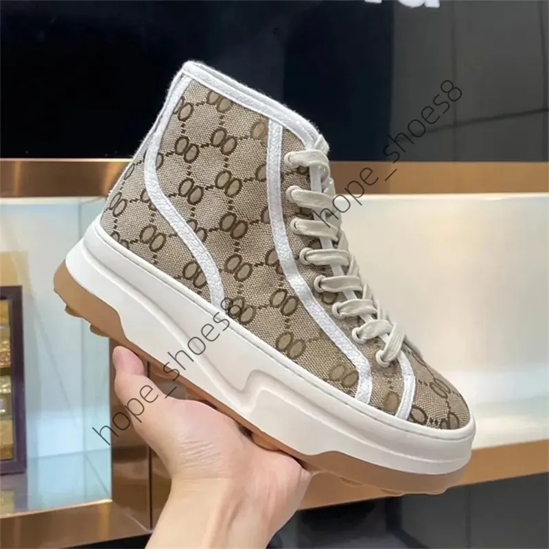 Diseñador Mujeres zapatos casuales Italia Italia bajo 1977 High Expla Expla Alta Sneaker Beige Beige Canvas Shoe Tels Tabets Tam