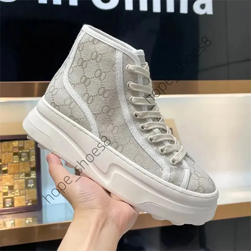 Diseñador Mujeres zapatos casuales Italia Italia bajo 1977 High Expla Expla Alta Sneaker Beige Beige Canvas Shoe Tels Tabets Tam