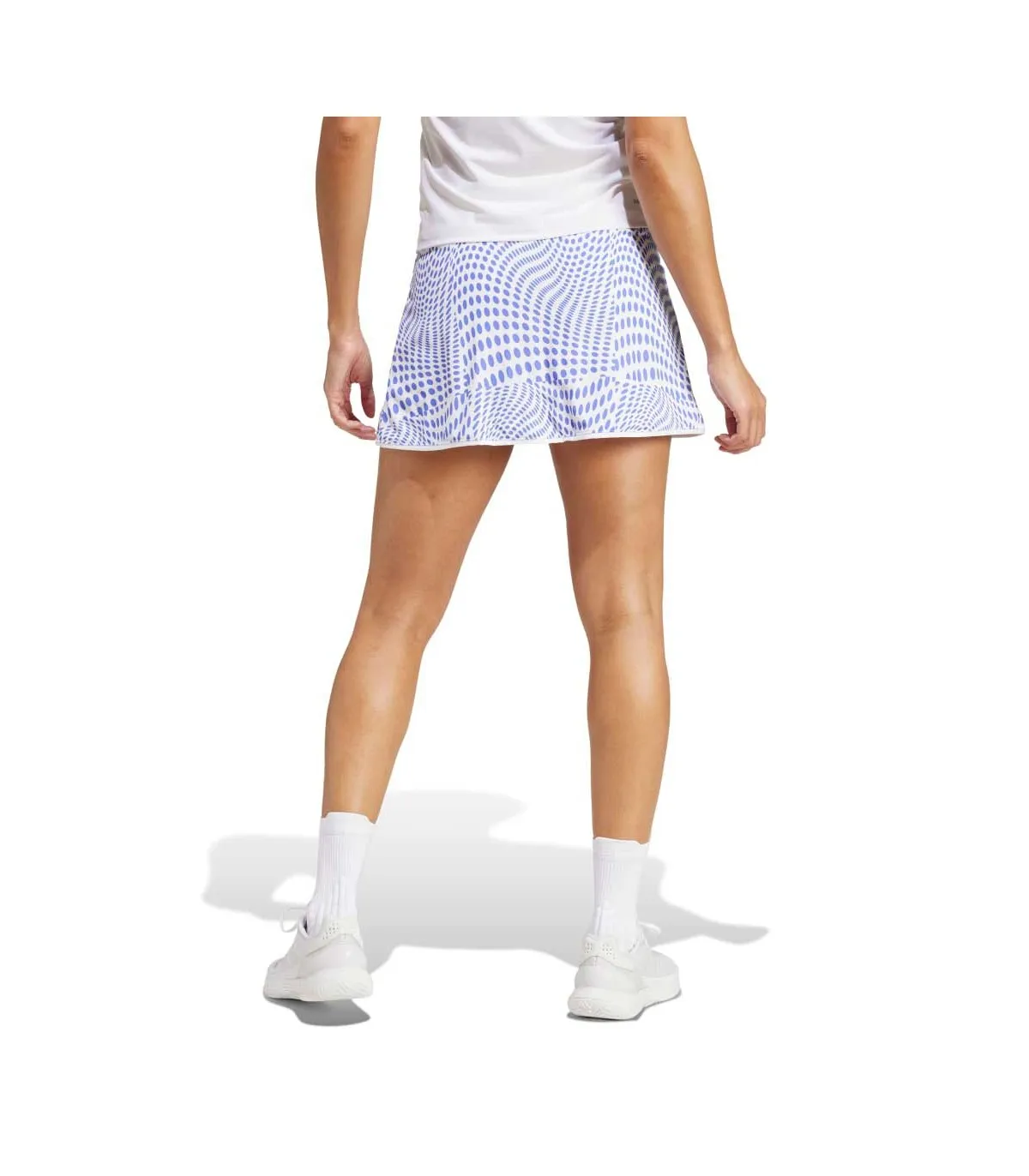 Falda Adidas Tennis Club Graph Blanca