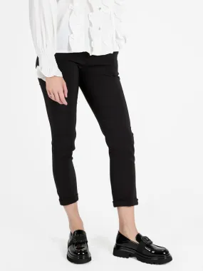 Frenetika Pantalón de mujer estilo capri con puños