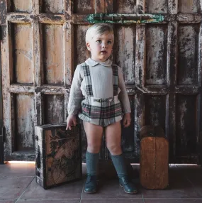 Frog and blouse for children by José Varón Scottish Checks Collection