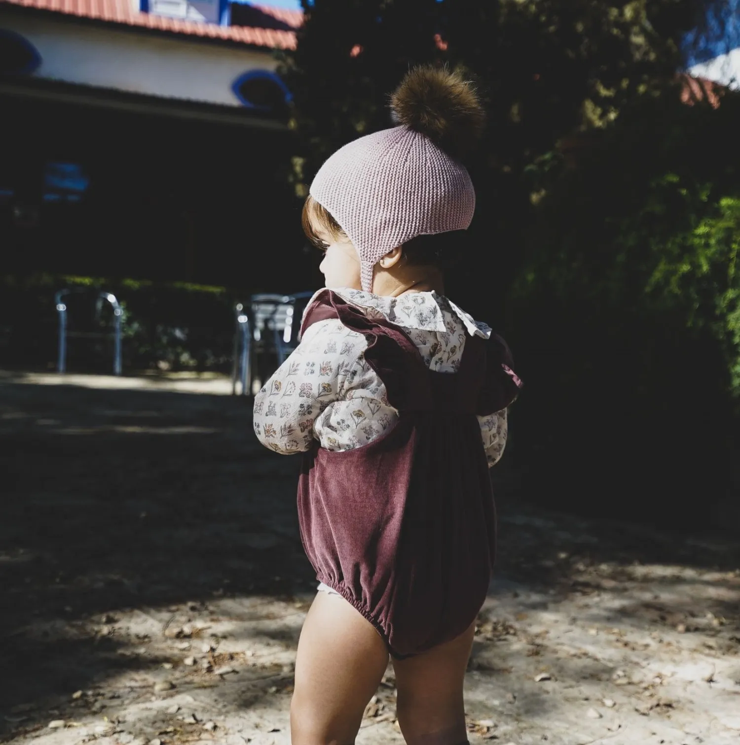 Frog and blouse for girls from the Flores collection by José Varón