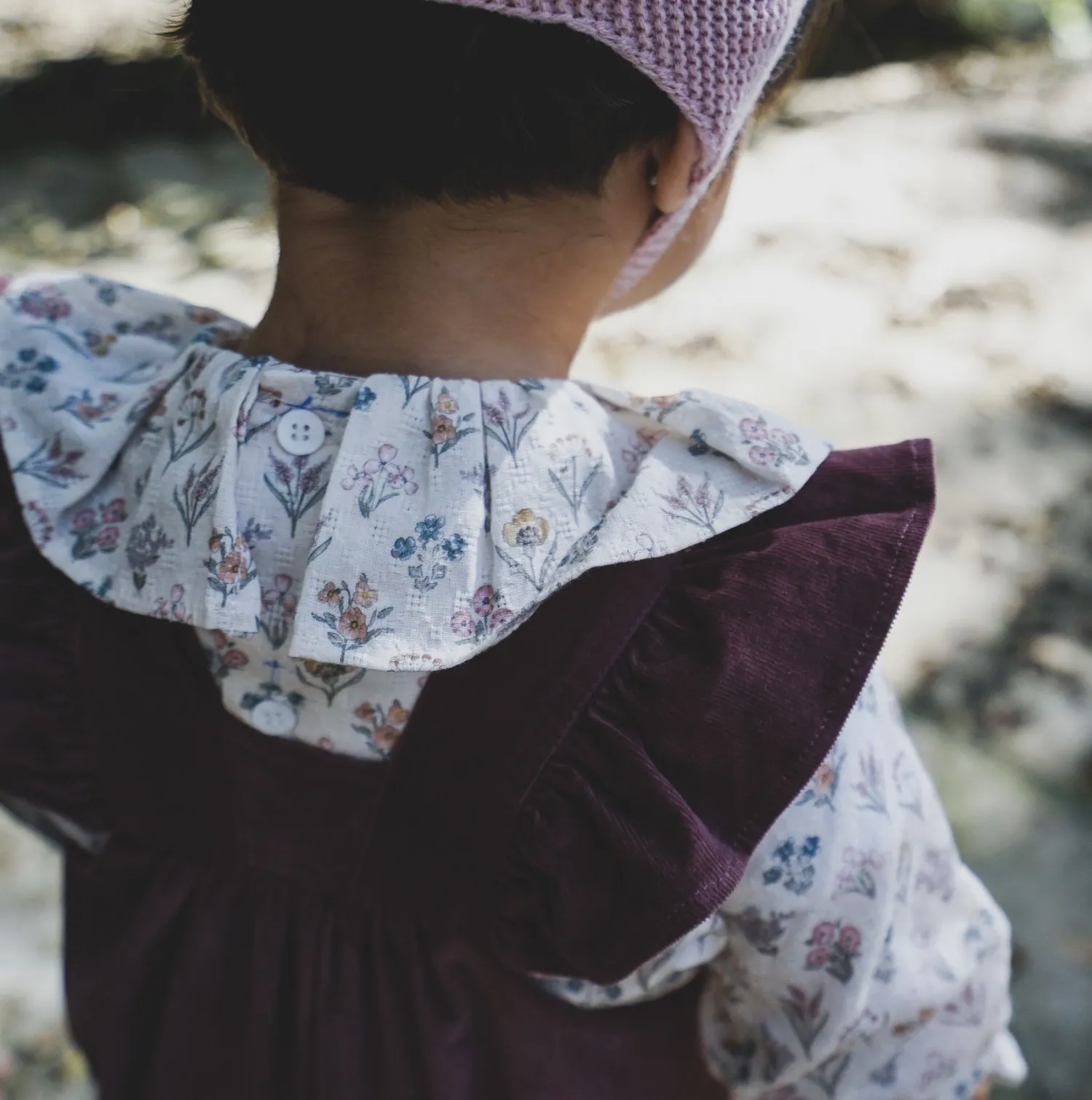 Frog and blouse for girls from the Flores collection by José Varón