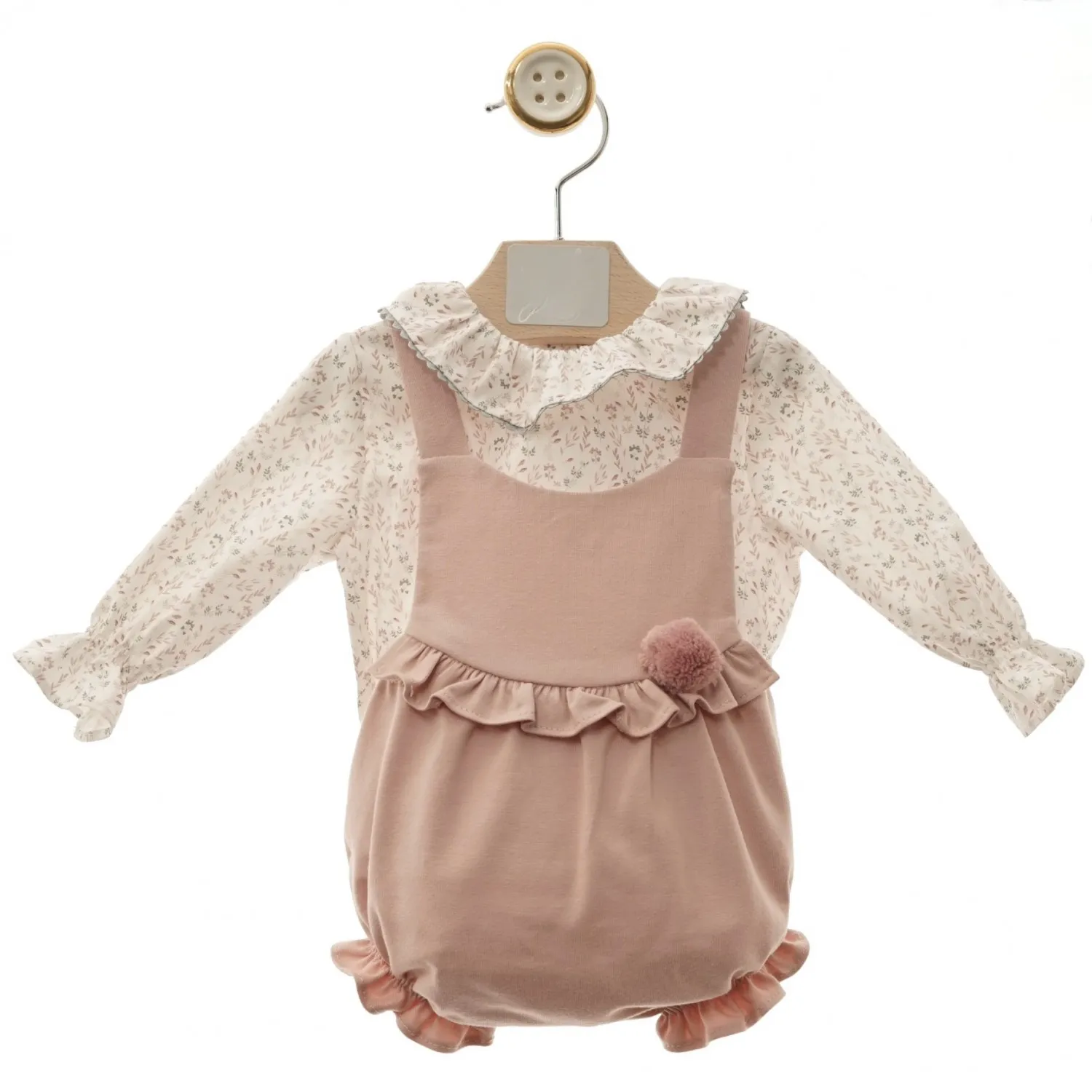 Frog and blouse set for girl Winnie Collection