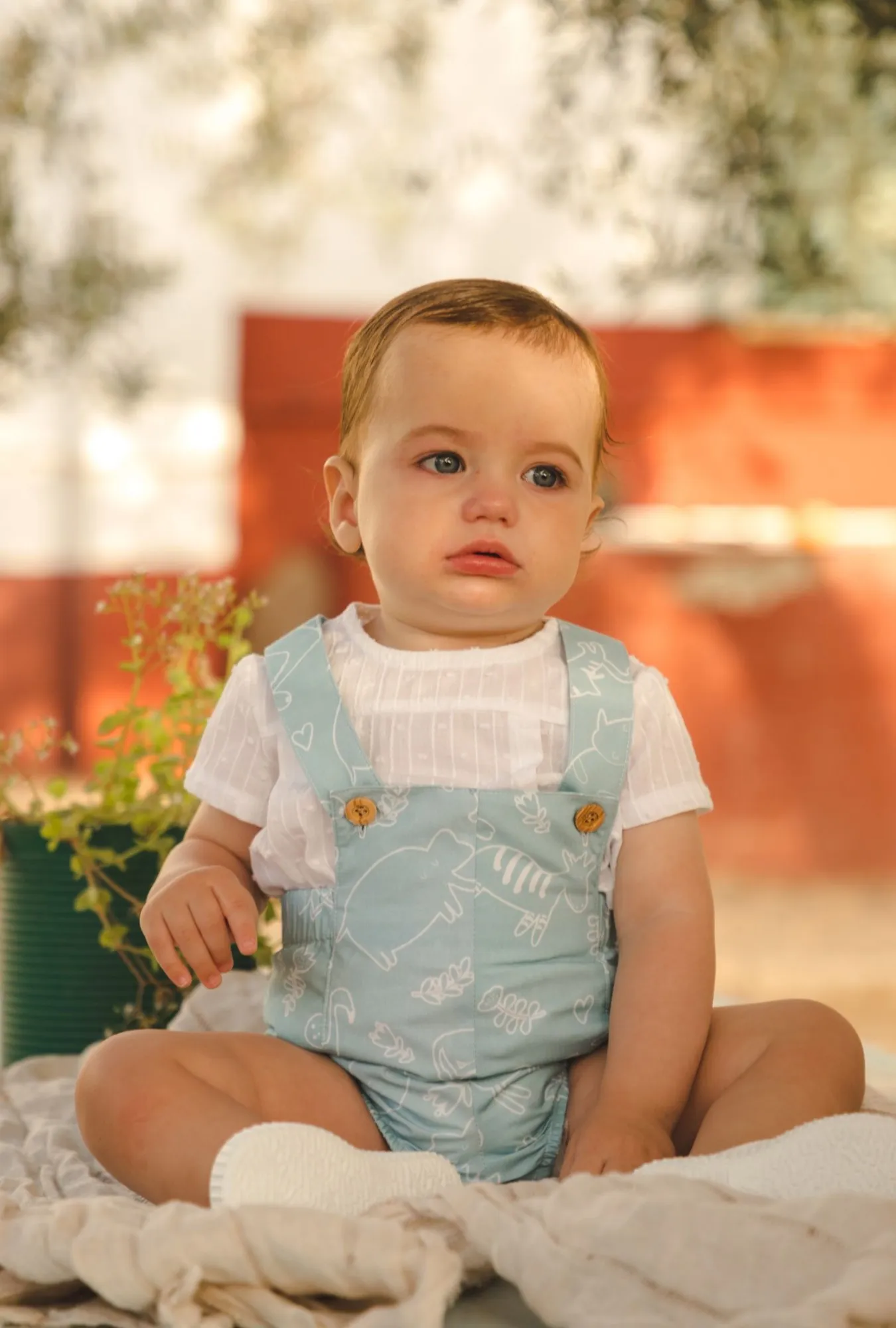 Frog and blouse set from the Cocote Animals collection