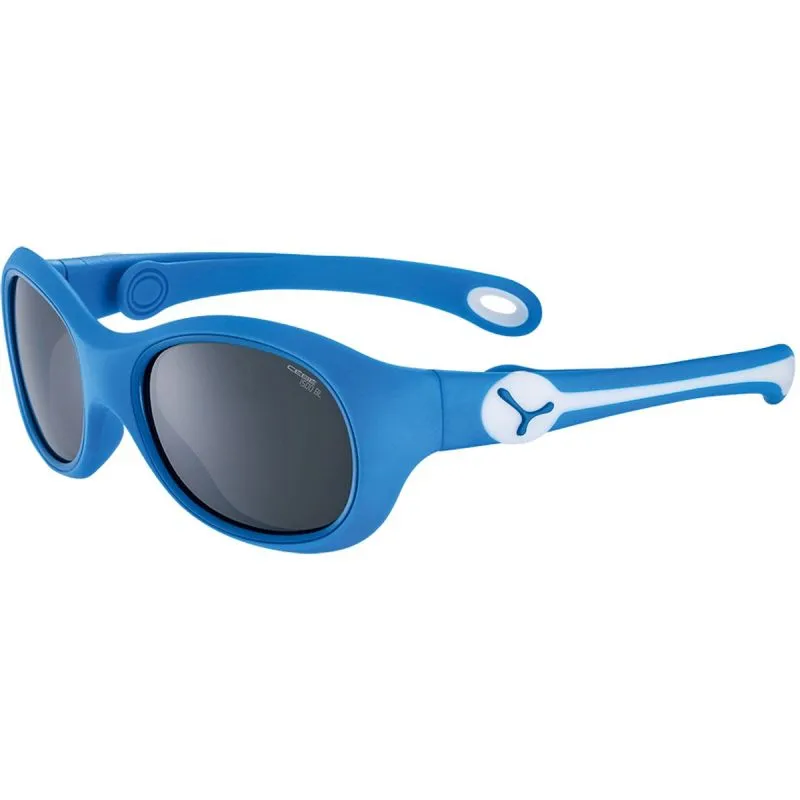 Gafas de sol para bebé Cébé S'mile (Azul Blanco Mate - Zona Azul Gris Claro Cat.3)