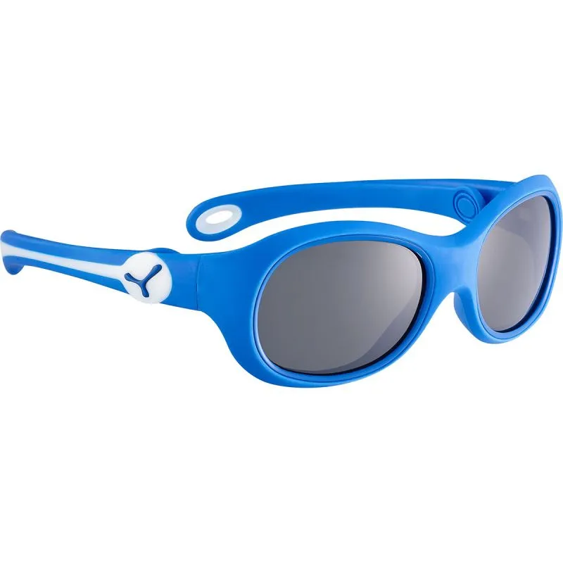 Gafas de sol para bebé Cébé S'mile (Azul Blanco Mate - Zona Azul Gris Claro Cat.3)