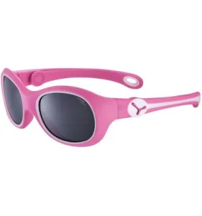 Gafas de sol para bebé Cébé S'mile (rosa blanco mate - zona azul gris claro Cat.3)