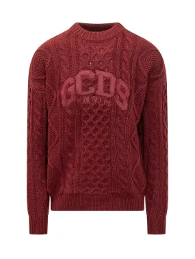 GCDS Sweater with Logo