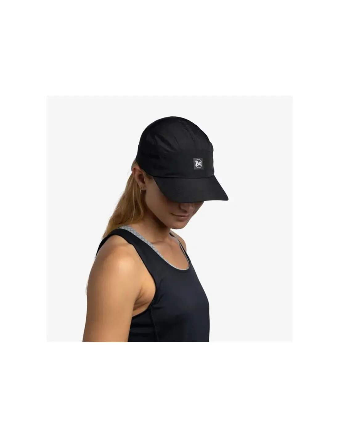 Gorra de Running Buff Solid Negro