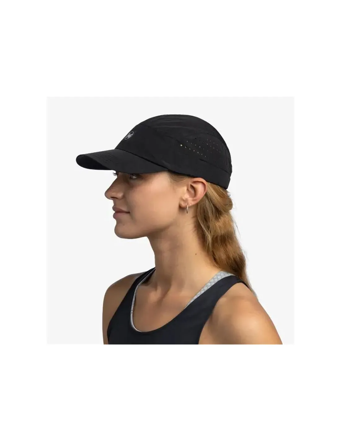 Gorra de Running Buff Solid Negro