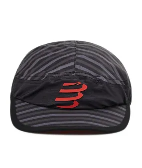 Gorra de Running Compressport Pro Racing Black