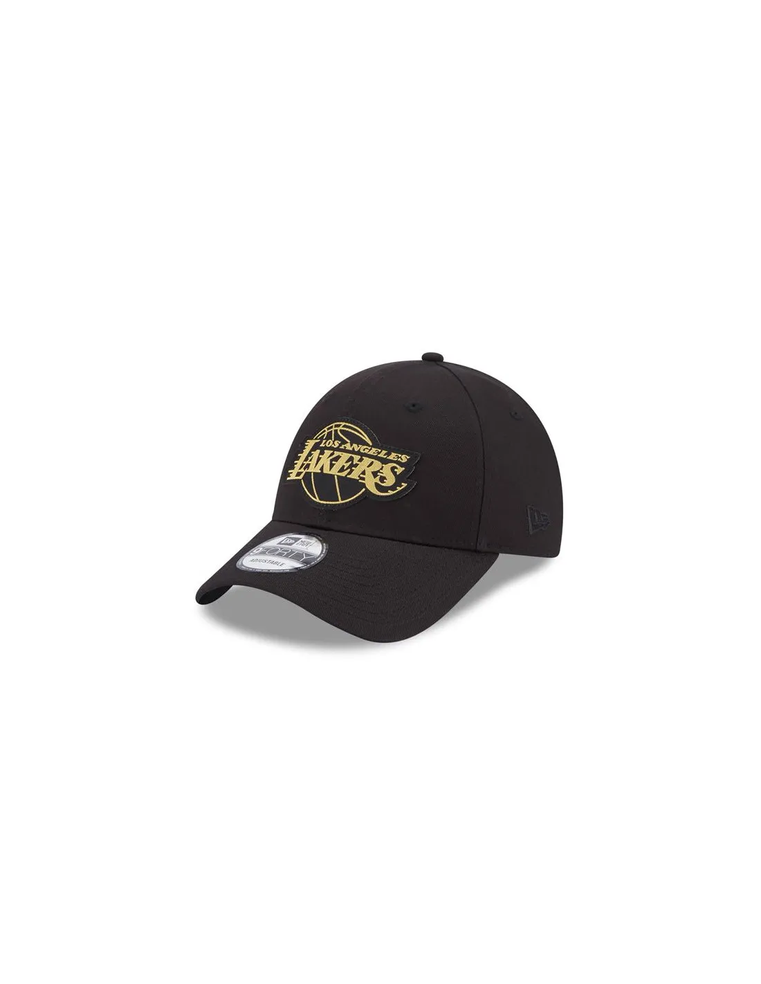 Gorra New Era Metallic Badge 9FORTY LA Lakers Black Hombre