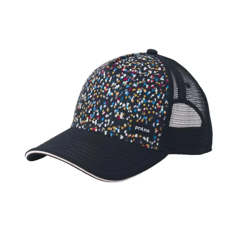 Gorra Prana Lower Pines Trucker (Black Alotta Dots)