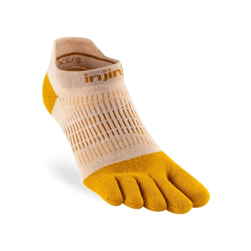 Injinji Mujer Calcetines Run Light Weight No-show Amarillo 