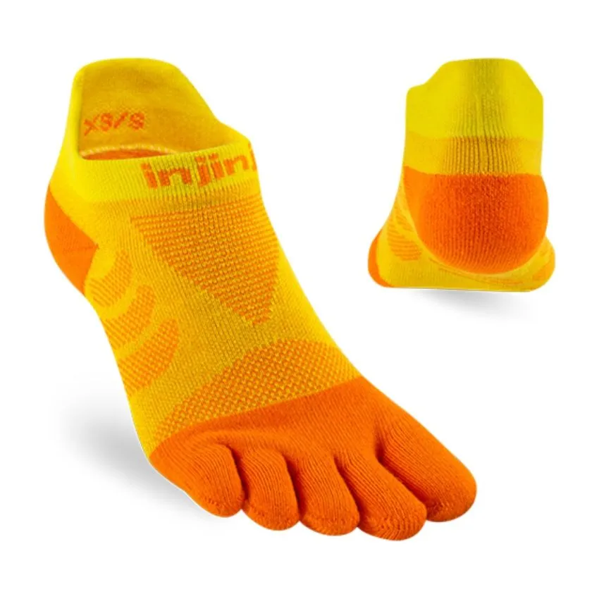 Injinji Mujer Calcetines Ultra Run No-show Naranja 