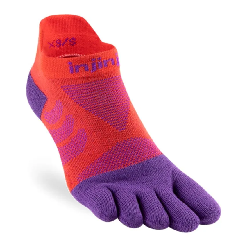 Injinji Mujer Calcetines Ultra Run No-show Rojo 